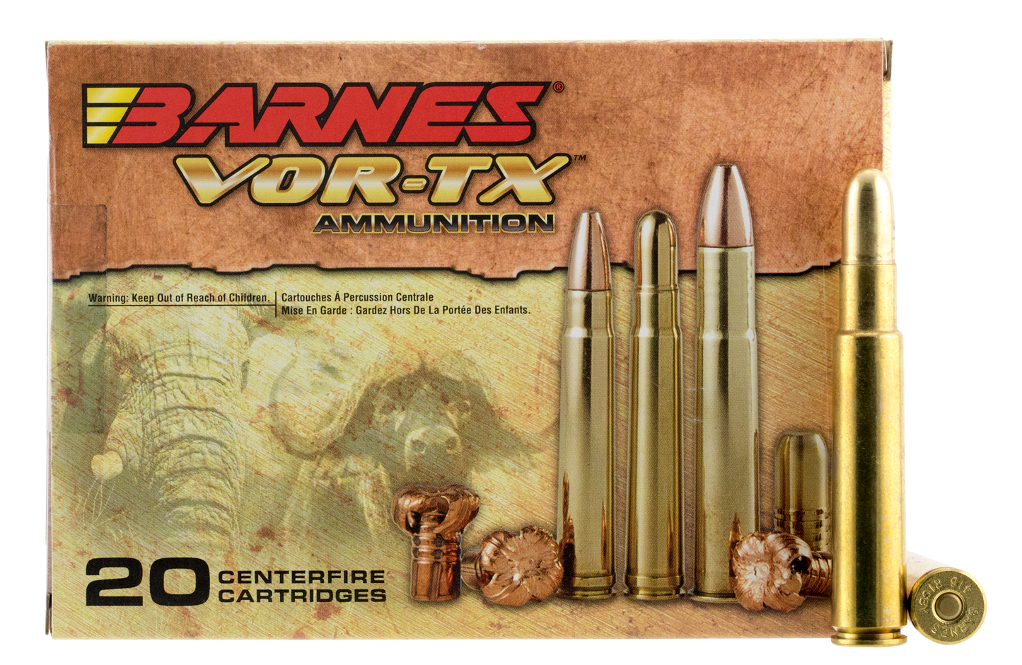 Barnes Bullets Vor-tx Safari, Brns 22035 Bb416rig2   416rigby  400 Solrn   20/10