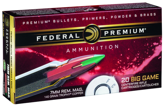 Federal Premium, Fed P7rtc2         7mm Mg  140 Tc            20/10