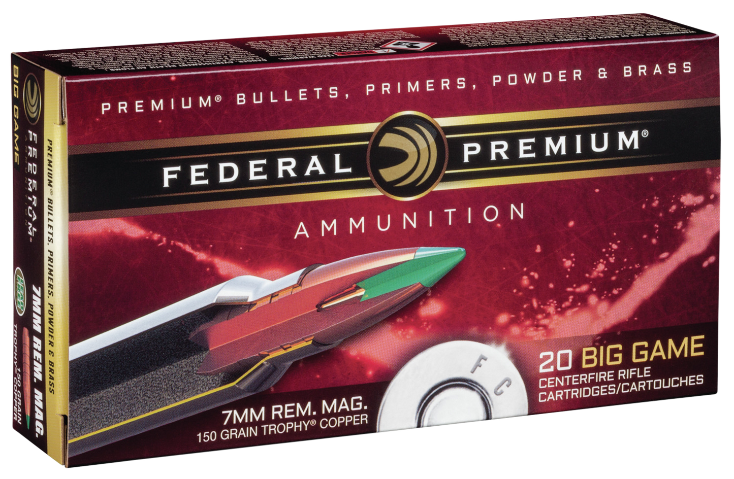 Federal Premium, Fed P7rtc3         7mm Mg  150 Tc            20/10