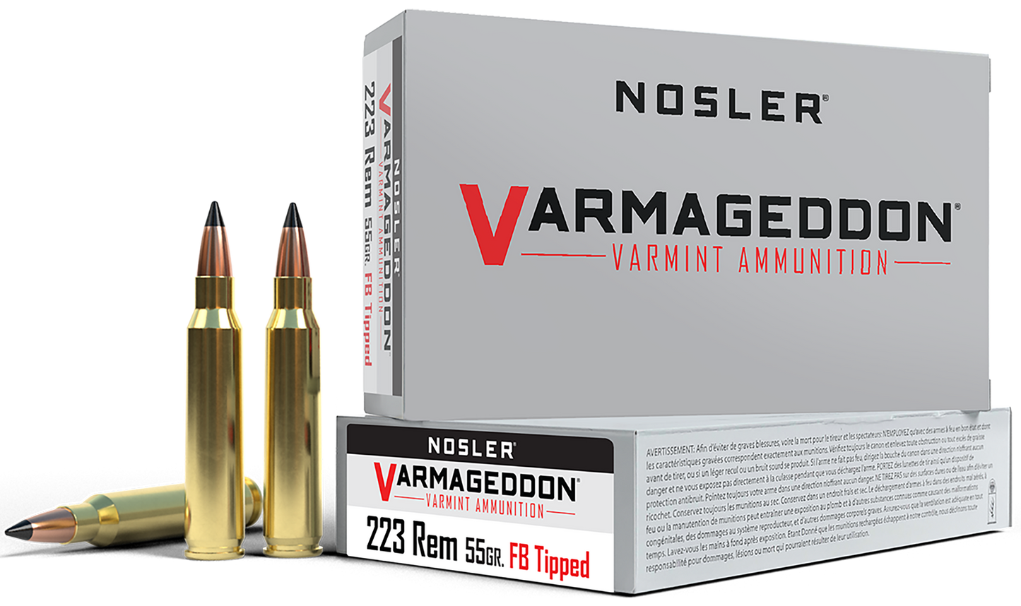 Nosler Varmageddon, Nos 65145        223      55 Fbt             20/20