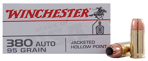 Winchester Ammo Usa, Win Usa380jhp 380         95 Jhp             20-10