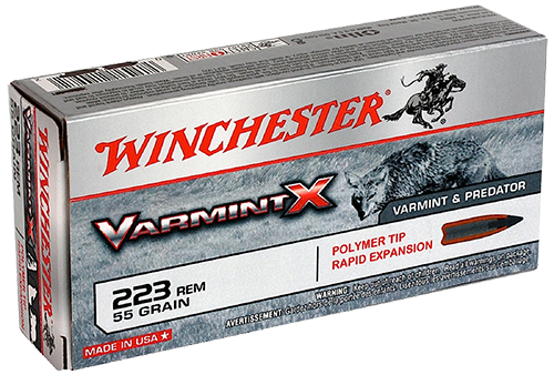 Winchester Ammo Varmint X, Win X223p         223     55 Vrmt            20/10