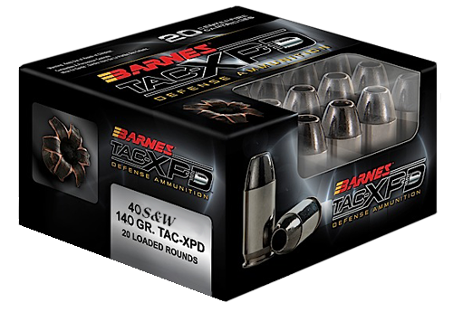 Barnes Bullets Tac-xpd, Brns 21554 Bpd40sw1    Tacxpd 40s   140 Txp  20-10