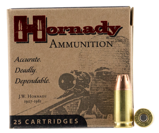 Hornady Custom, Horn 90242  9mm     124 Jhp Xtp              25/10