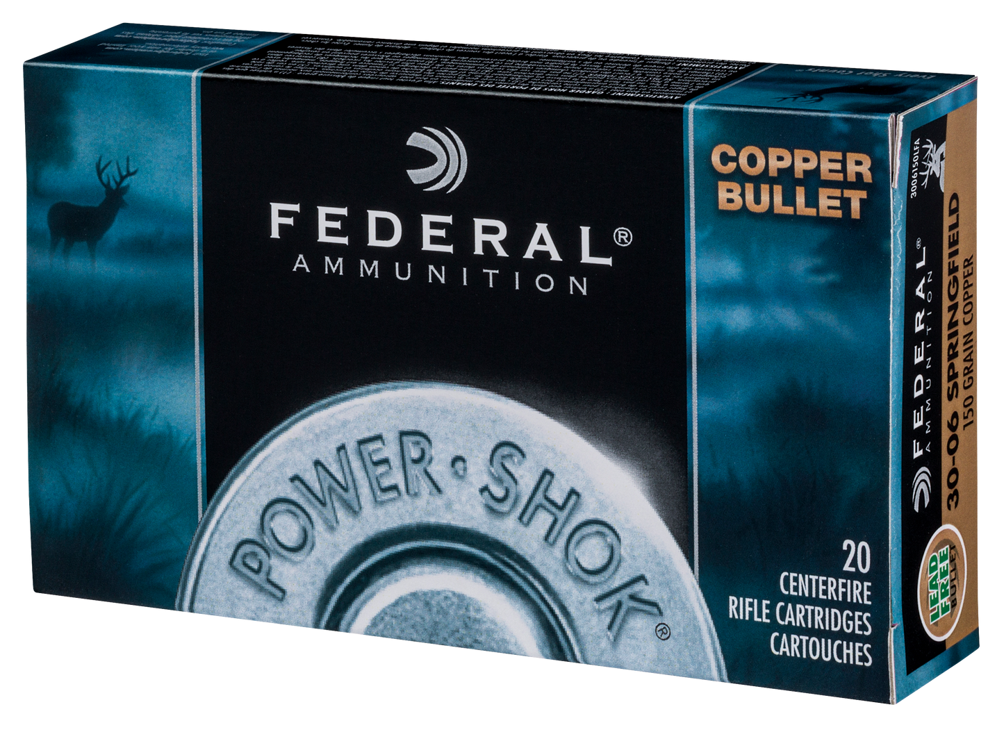 Federal Power-shok, Fed 308150lfa      308     150 Cop           20/10