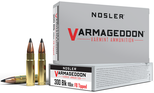 Nosler Varmageddon, Nos 40127        300bo    110 Fbt            20/20