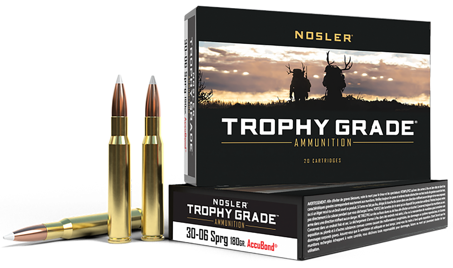 Nosler Trophy Grade, Nos 46134 Trophy 3006     180 Ab             20/10