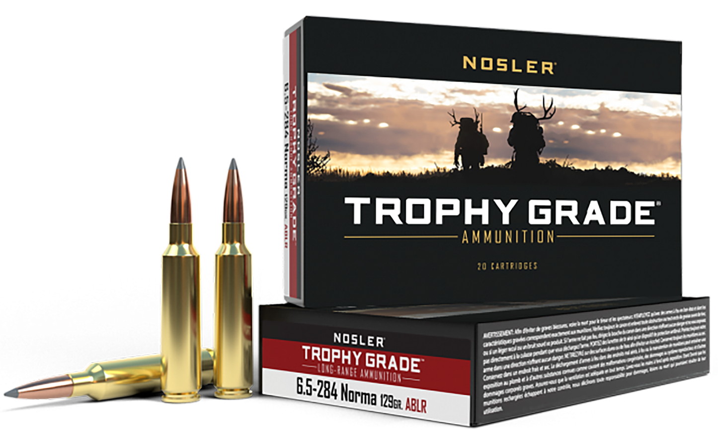 Nosler Trophy Grade, Nos 60128    6.5/284nor   129 Ablr           20/10