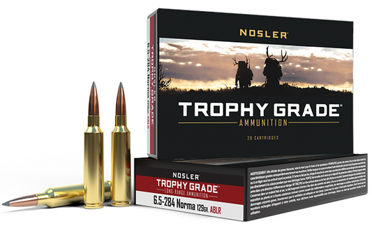 Nosler Trophy Grade, Nos 60128    6.5/284nor   129 Ablr           20/10