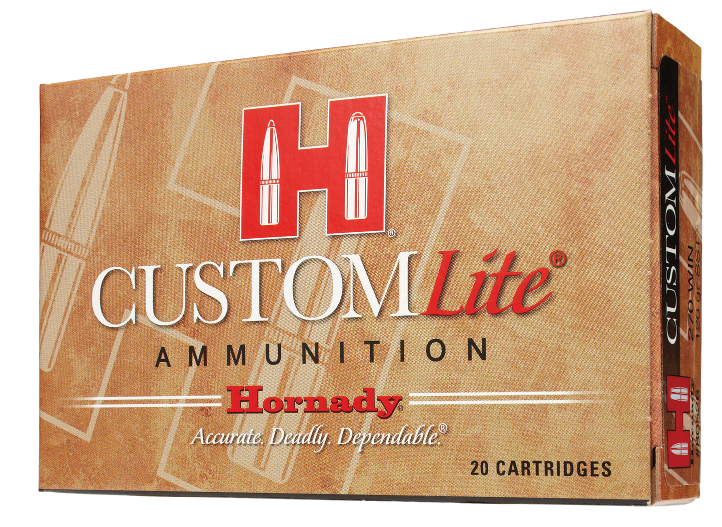 Hornady Custom Lite, Horn 80466  Cust Lite   243win  87 Sst       20/10