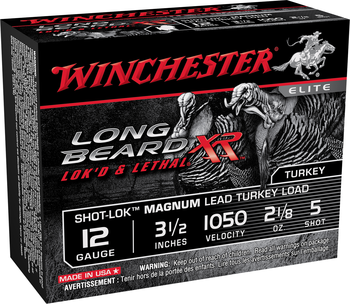 Winchester Ammo Long Beard Xr, Win Stlb12lm5 Longbeard 3.5 21/8             10/10