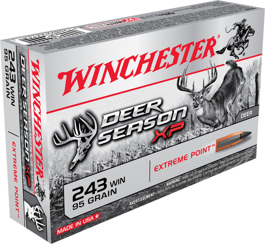 Winchester Ammo Deer Season Xp, Win X243ds        243     95ep   Deer        20/10