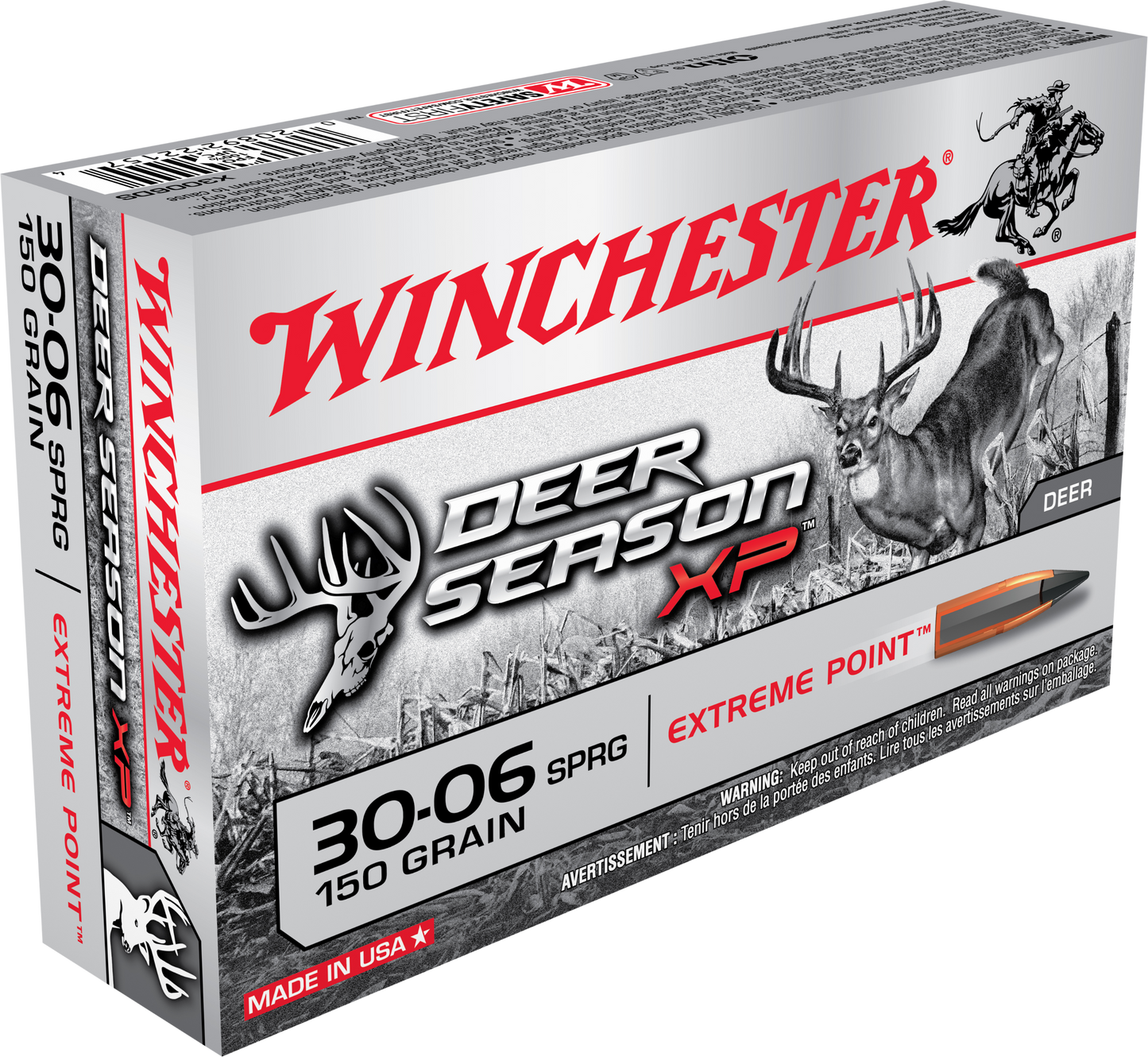 Winchester Ammo Deer Season Xp, Win X3006ds       3006   150ep   Deer        20/10