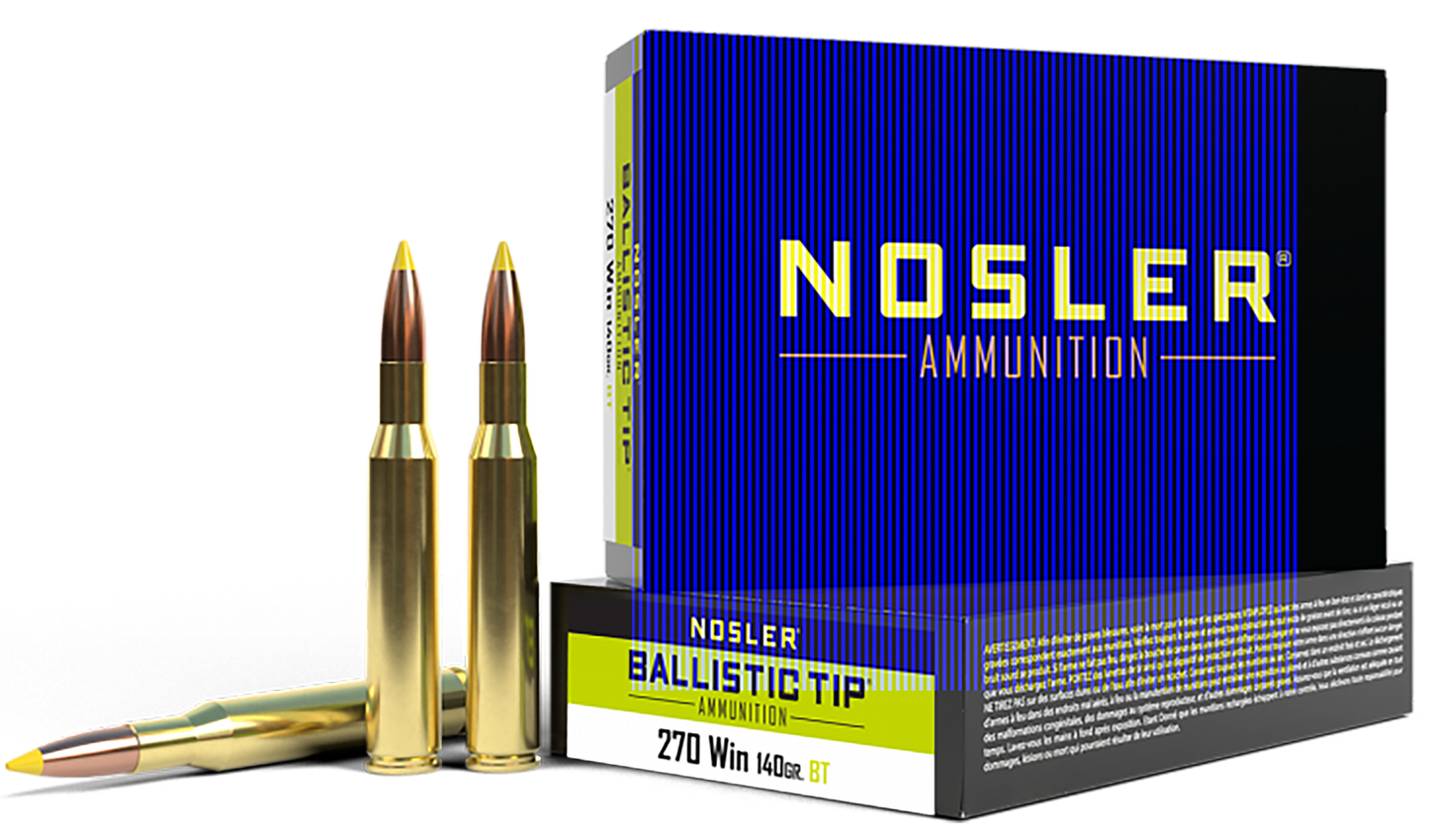 Nosler Ballistic Tip, Nos 40055 Trophy 270      140 Bt             20/10