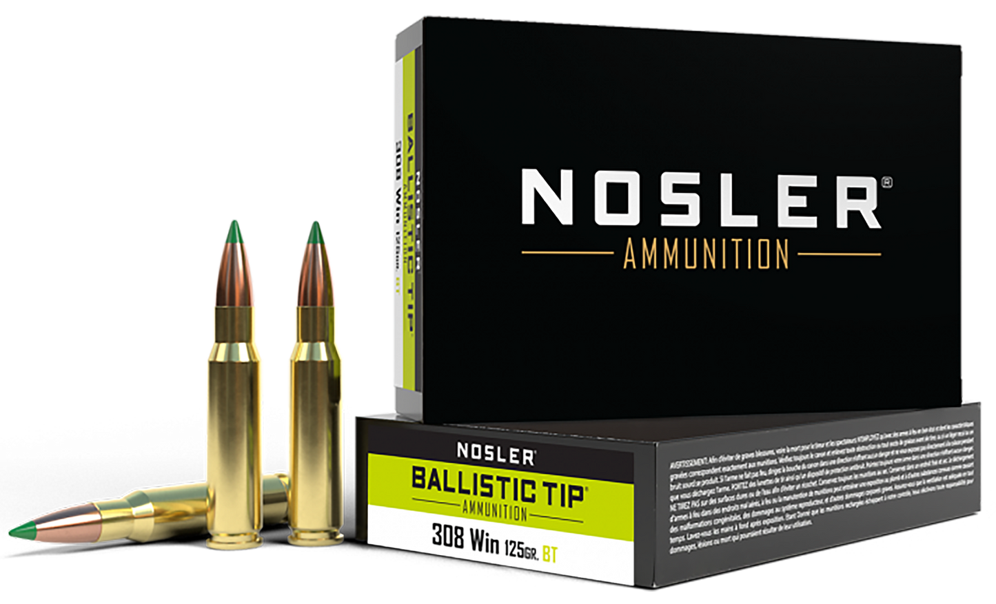 Nosler Ballistic Tip, Nos 40061 Trophy 308      125 Bt             20/10