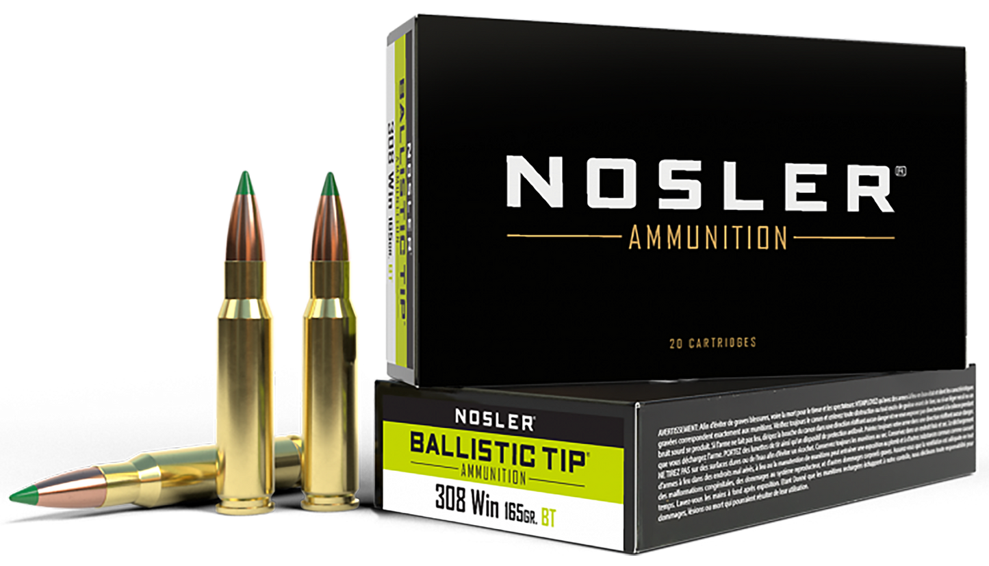 Nosler Ballistic Tip, Nos 40063 Trophy 308      165 Bt             20/10