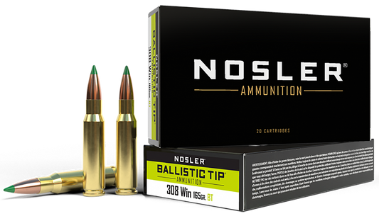 Nosler Ballistic Tip, Nos 40063 Trophy 308      165 Bt             20/10