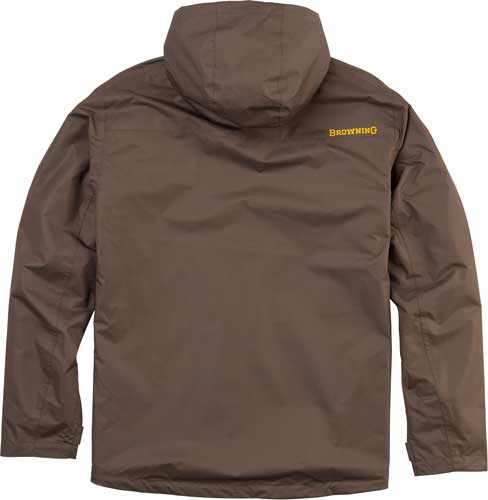 Bg Kanawha Rain Jacket Large - Major Brown W/hood Waterproof