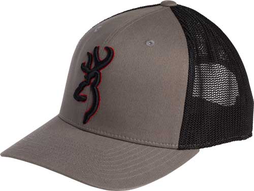 Browning Cap Bloodline Bckmark - Logo Gray W/bm Patch Logo Adj