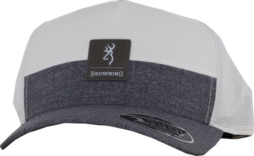 Browning Cap Links Heather - White Flex Snapback Adj