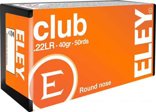 Eley Club 22lr 40gr Rn - 50rd 100bx/cs