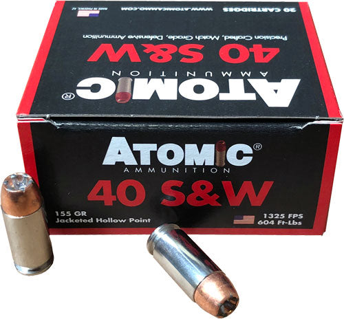 Atomic 40 Sw 155gr Bonded Jhp - 20rd 10bx/cs