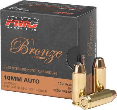 Pmc 10mm Auto 170gr Jhp - 25rd 20bx/cs