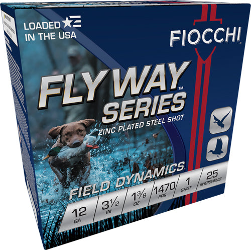 Fiocchi Flyway 12ga 3.5" #1 - 1470fps 1-3/8oz 25rd 10bx/cs