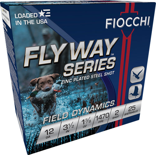 Fiocchi Flyway 12ga 3.5" #2 - 1470fps 1-3/8oz 25rd 10bx/cs