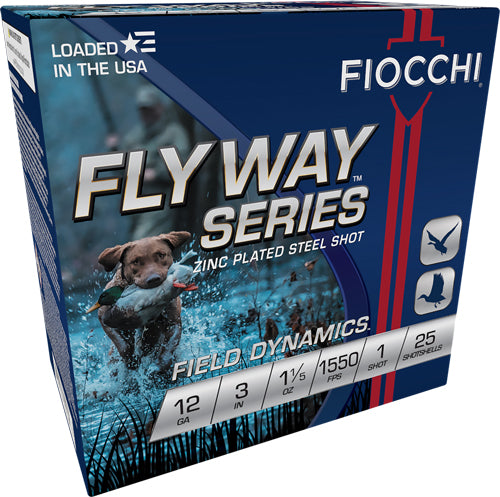 Fiocchi Flyway 12ga 3" #1 - 1550fps 1-1/5oz 25rd 10bx/cs