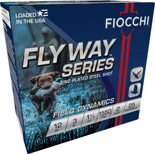 Fiocchi Flyway 12ga 3" #2 - 1550fps 1-1/5oz 25rd 10bx/cs