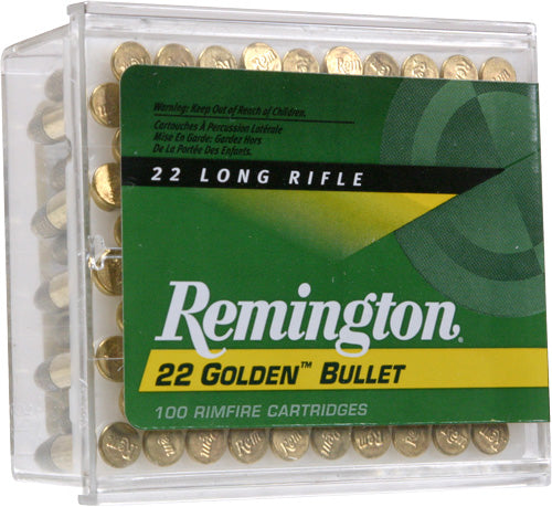 Remington 22 Lr High Velocity - 40gr Plated Lrn 100rd 50bx/cs