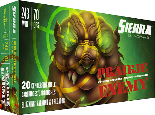 Sierra Prairie Enemy 243win - 70gr Blitzking 20rd 10bx/cs