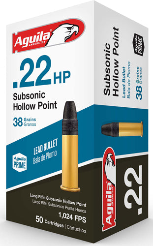 Aguila 22 Lr Subsonic 38gr - Ldhp 1000rd Case Lot