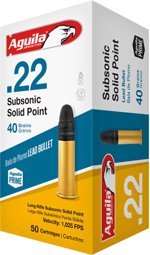 Aguila 22 Lr Subsonic 40gr - Ldrn 1000rd Case Lot