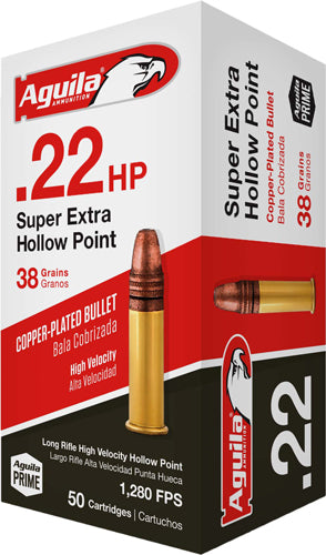 Aguila 22 Lr High Velocity Hp - 38gr 2000rd Case Lot