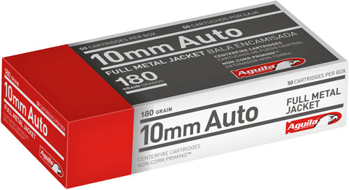 Aguila 10mm Auto 180gr Fmj - 50rd 20bx/cs