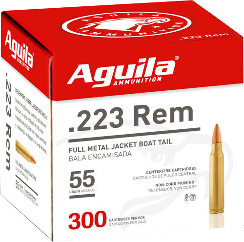 Aguila Ammo 223 Rem 55gr Fmj - 300rd 4bx/cs