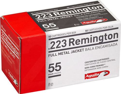 Aguila 223 Rem 55gr Fmj - 50rd 20bx/cs