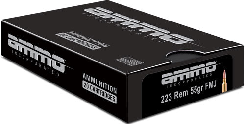 Ammo Inc 223 Rem 55gr Tmj - 20rd 25bx/cs