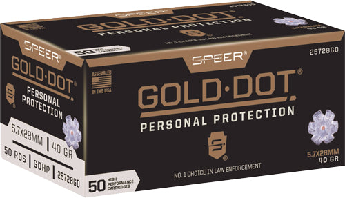 Speer Gold Dot 5.7x28mm - 40gr Gdhp 50rd 10bx/cs