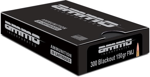 Ammo Inc 300 Blackout 150gr - Fmj 20rd 25bx/cs