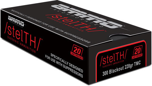 Ammo Inc 300 Blackout 220gr. - Stealth Subsonic 20rd 10bx/cs