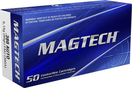 Magtech 380 Acp 95gr Fmj - 50rd 20bx/cs