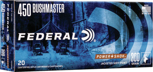 Federal Power-shok 450 Bushmst - 300gr Sp 20rd 10bx/cs