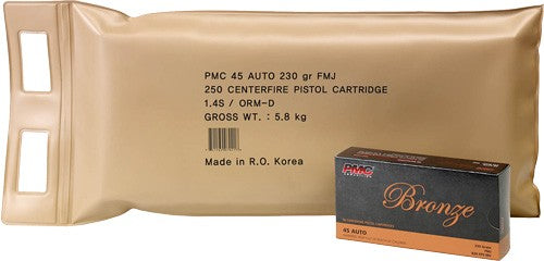 Pmc Ammo .45acp 230gr. Fmj-rn - 250rd Battle Pack