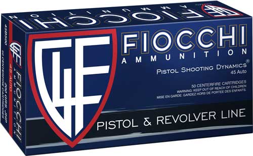 Fiocchi 45acp 200gr Jhp - 50rd 10bx/cs