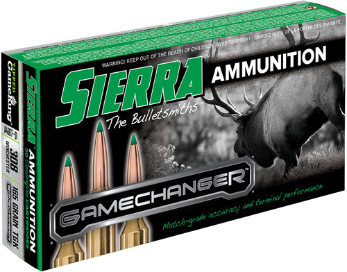 Sierra 308 Win 165gr - Tgk Gamechanger 20rd 10bx/cs