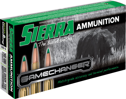 Sierra 30-06 165gr Tgk - Gamechanger 20rd 10bx/cs