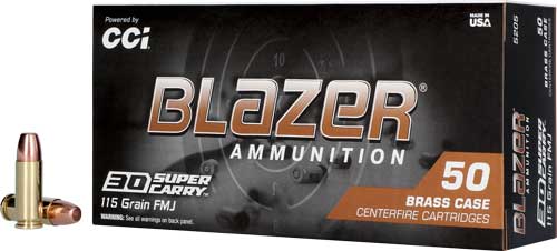 Cci 30 Super Carry 115gr - Blazer Brass 50rd 20bx/cs